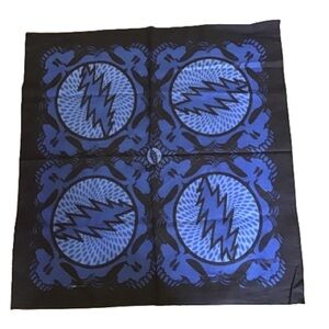 Bright Blue steal your face bandana NWT